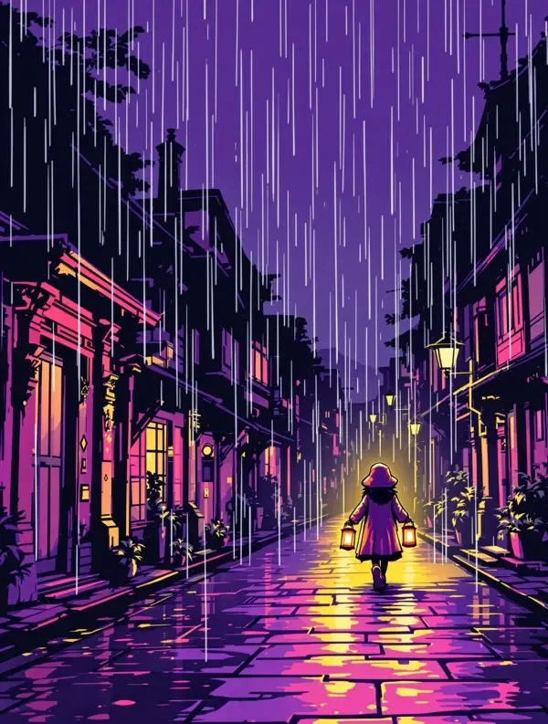 江湖夜雨十年灯